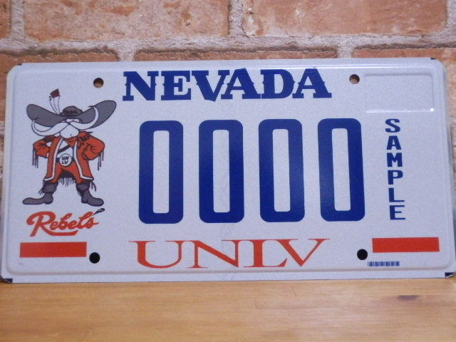 USEDサンプルプレート　ネバダ　ＮＶ