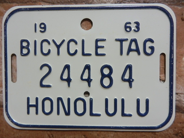ホノルル　バイク　タグ　w24484