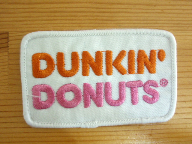 DUNKIN DONUTS　ワッペン　ダンキンドーナッツ