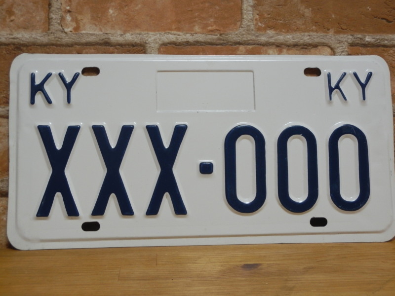 USEDサンプルプレート　ケンタッキー　ＫＹ