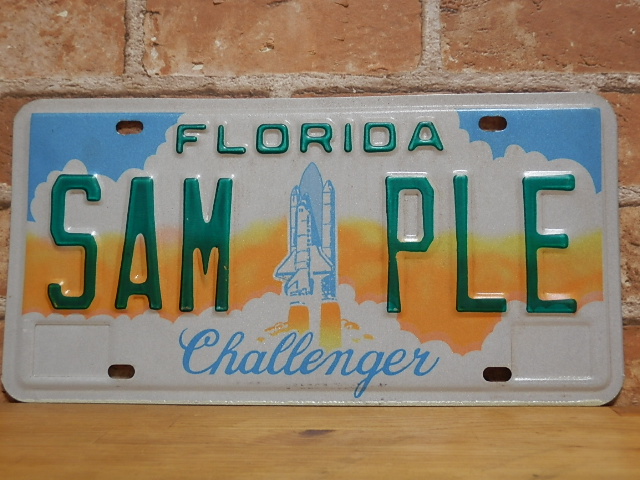 USEDサンプルプレート　フロリダ　FL