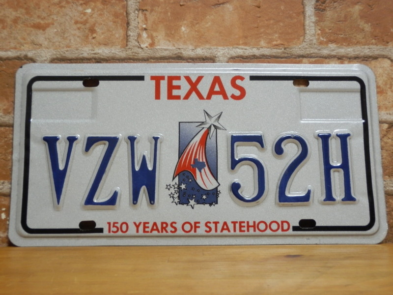 USEDナンバープレート　テキサス　ＴＸ