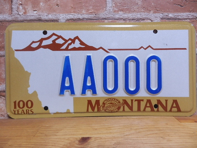 USEDサンプルプレート　モンタナ　ＭＴ