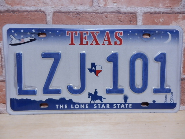 USEDナンバープレート　テキサス　ＴＸ