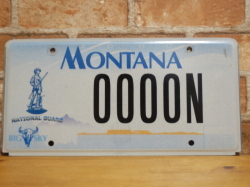 USEDサンプルプレート　モンタナ　ＭＴ