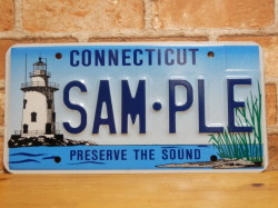 USEDサンプルプレート　コネティカット　CT