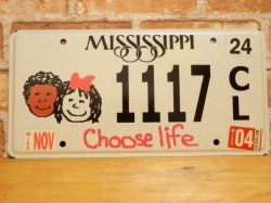 USEDナンバープレート　ミシシッピ　ＭＳ