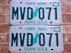 ＵＳＥＤペアプレート　グアム