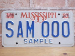 USEDサンプルプレート　マサチューセッツ　MA