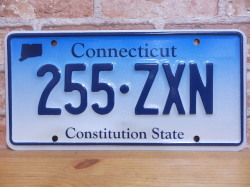 USEDナンバープレート　コネティカット　CT