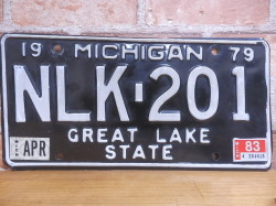 USEDナンバープレート　　ミシガン　ＭＩ