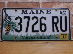 USEDナンバープレート　メイン　ＭＥ