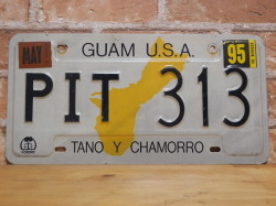 USEDナンバープレート　グアム