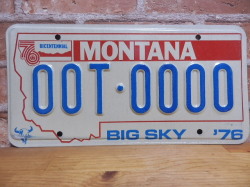 USEDサンプルプレート　モンタナ　ＭＴ