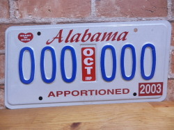 USEDサンプルプ レート　アラバマ　ＡＬ