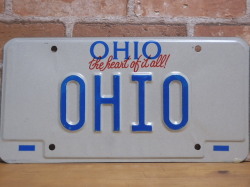 USEDサンプルプレート 　オハイオ　ＯＨ