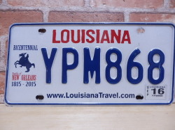 USEDナンバープレート　ルイジアナ　ＬＡ