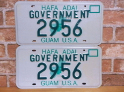 ＵＳＥＤペアプレート　グアム