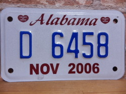 【未使用】Hawaii モーターサイクルプレート 　　　バイク ナンバープレート USAバイク用ナンバープレート1枚＆フレーム5個／アメリカ