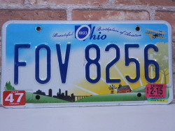 USEDナンバープレート 　オハイオ　ＯＨ