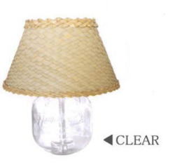Glasse Bottle Lamp Clear