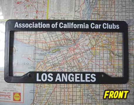 California Car Clubライセンスフレーム