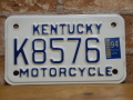 USEDモーターサイクルナンバープレート　ケンタッキー　