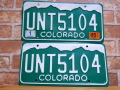 USED  ペアプレート　コロラドw　ＣＯ