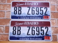 USEDペアプレート　アイダホ　IＤ