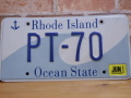 USEDナンバープレート　ロードアイランド　RI