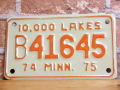 USEDモーターサイクルプレート　ミネソタ　ＭＮ