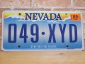 USEDナンバープレート　ネバダ　ＮＶ