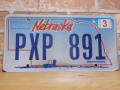 USEDナンバープレート　ネブラスカ　NE
