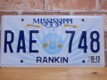 USEDナンバープレート　ミシシッピ　ＭＳ