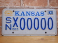 USEDサンプルプレート　カンザス　ＫＳ