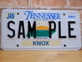USEDサンプルプレート　テネシー　ＴＮ