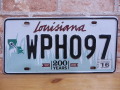 USEDナンバープレート　ルイジアナ　ＬＡ