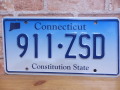 USEDナンバープレート　コネティカット　CT
