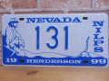 USEDナンバープレート　ネバダ　ＮＶ