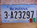 USEDナンバープレート　モンタナ　ＭＴ