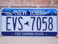 USEDナンバープレート　ニューヨーク　NY