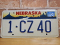 USEDナンバープレート　ネブラスカ　NE