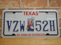USEDナンバープレート　テキサス　ＴＸ