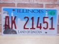 USEDナンバープレート　イリノイ　ＩＬ