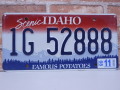 USEDナンバープレート　アイダホ　IＤ