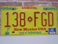 USEDナンバープレート　ニューメキシコ　ＮＭ