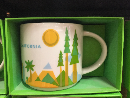 スターバックスカリフォルニア限定マグ