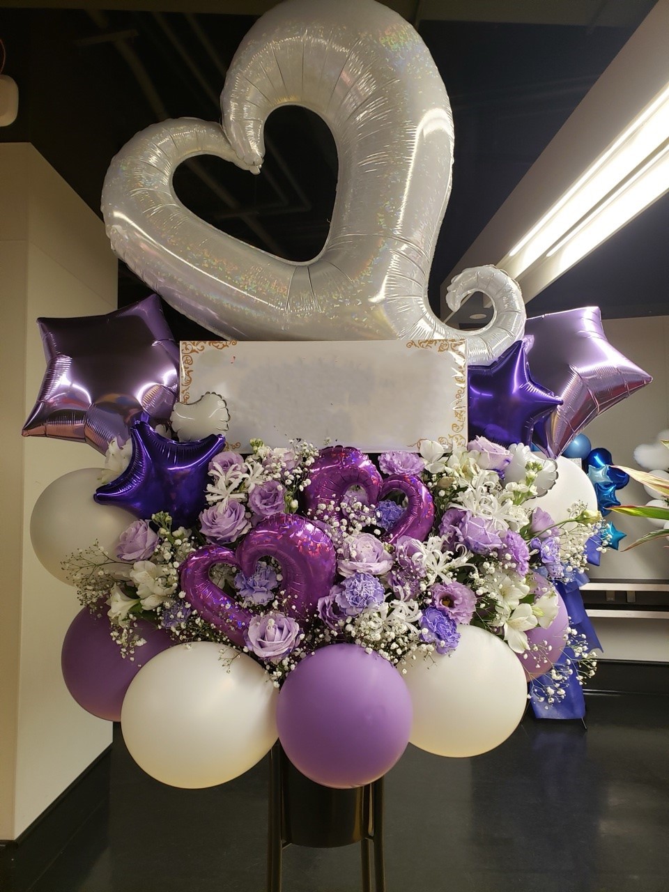 バルーンスタンド花　バルーンスタンドフラワー
