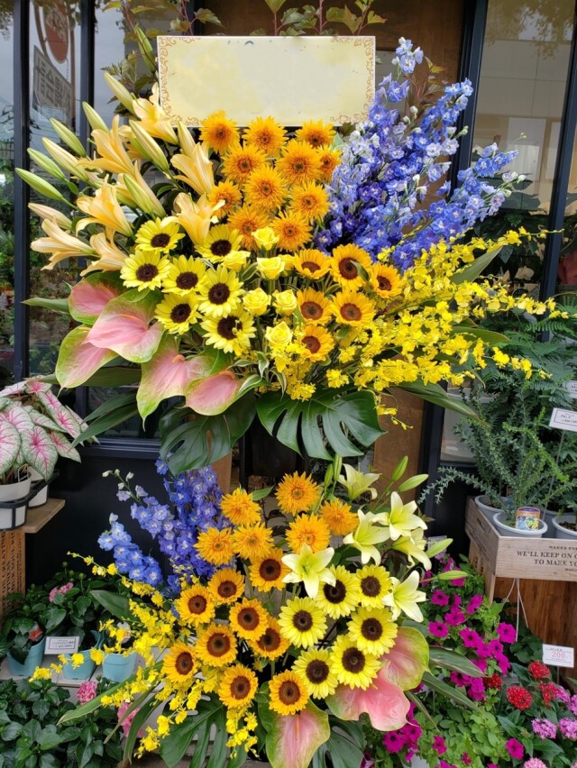 プレミアムスタンド花2段【さいたま市限定※一部区除】