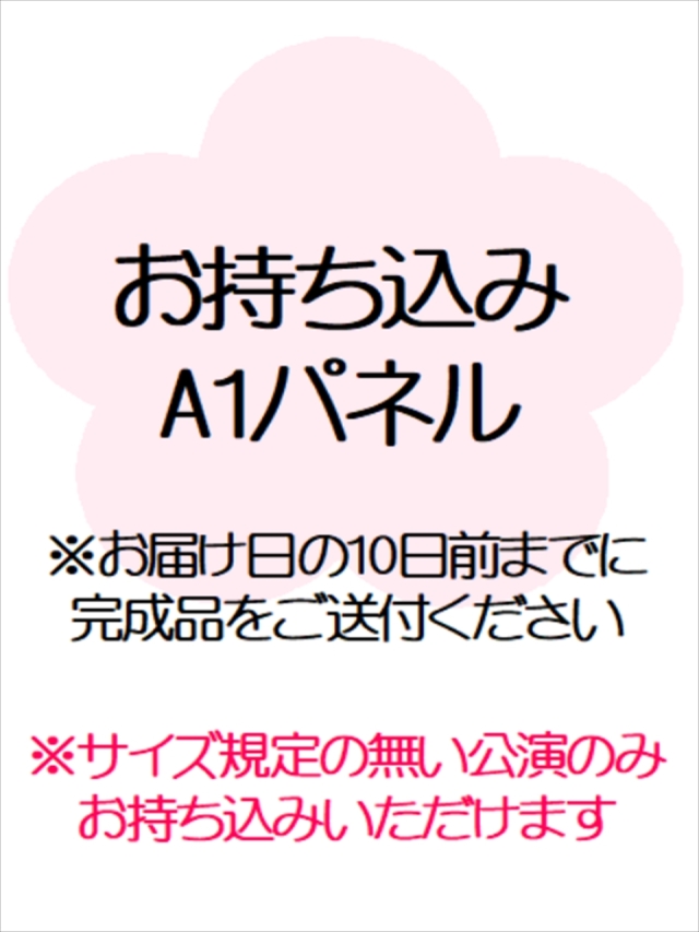 お持ち込みA1パネル設置